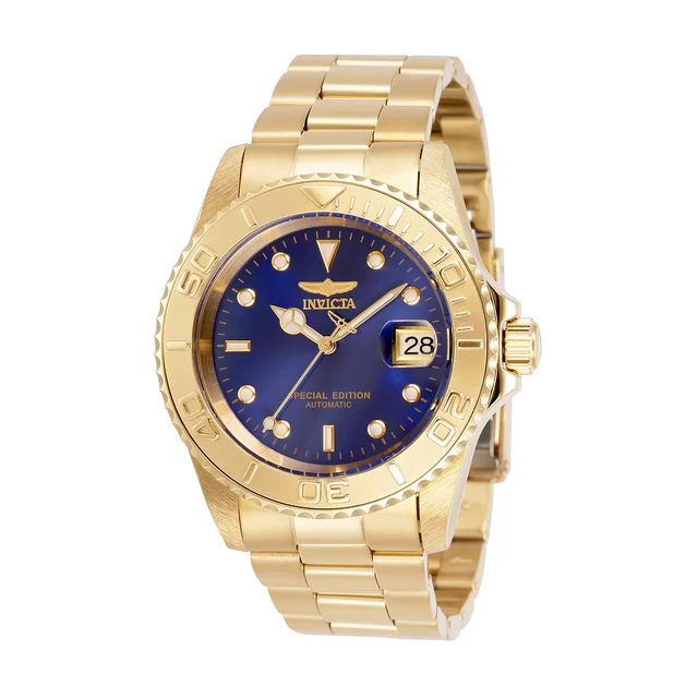 Invicta Pro Diver Velsari Automatic Watch - 42mm, Gold (30603) kol saati