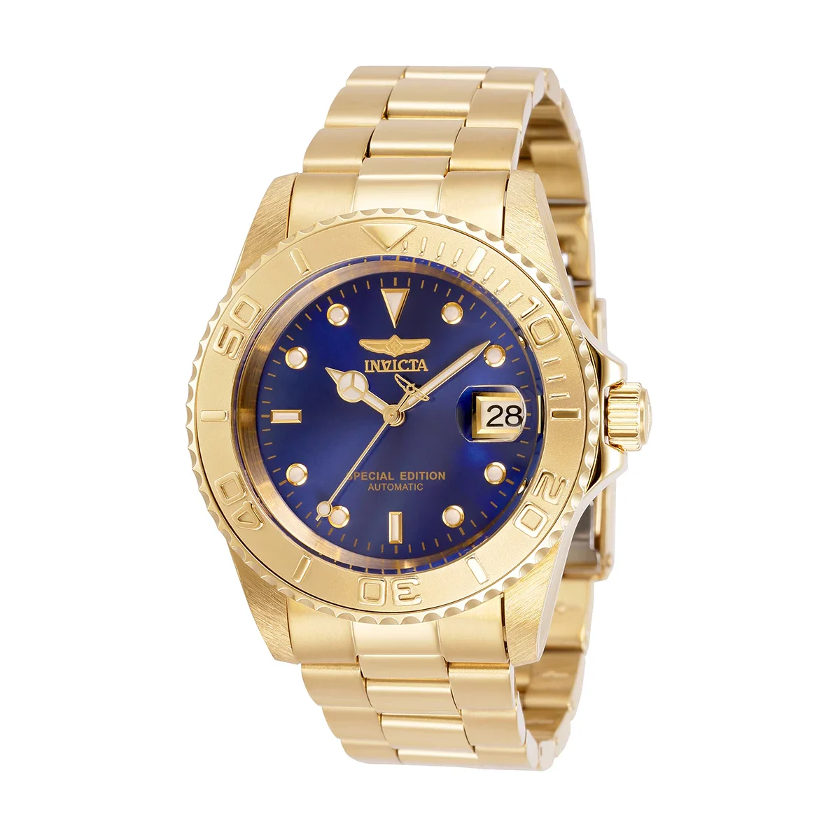 Invicta Pro Diver Velsari Automatic Watch - 42mm, Gold (30603) 42 mm kol saati