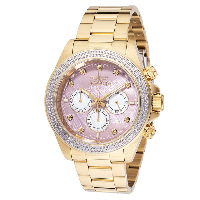 Invicta Elite Diamond 0.88 Carat Diamond Watch w/ Mother of Pearl Dial - 44mm, Gold (48753