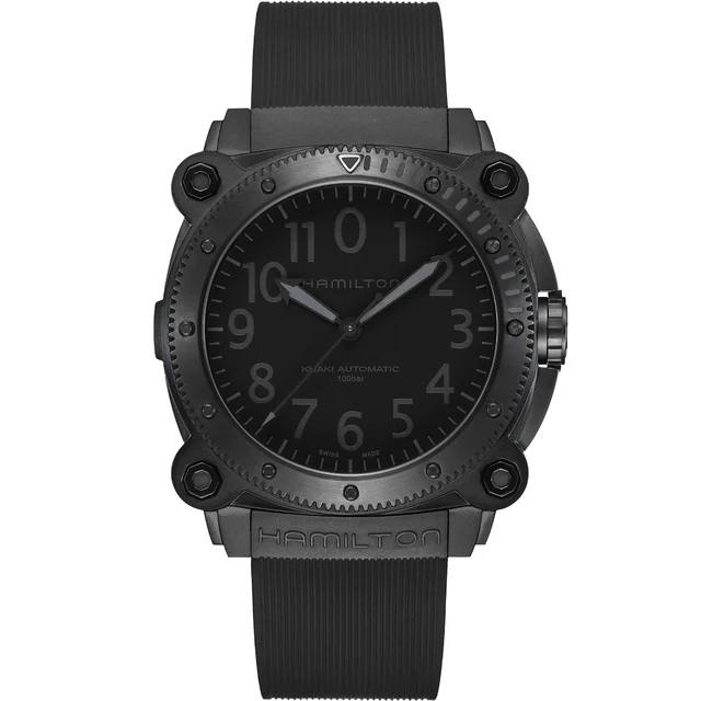 Hamilton Khaki Navy BeLOWZERO Auto Titanium H78505330 kol saati