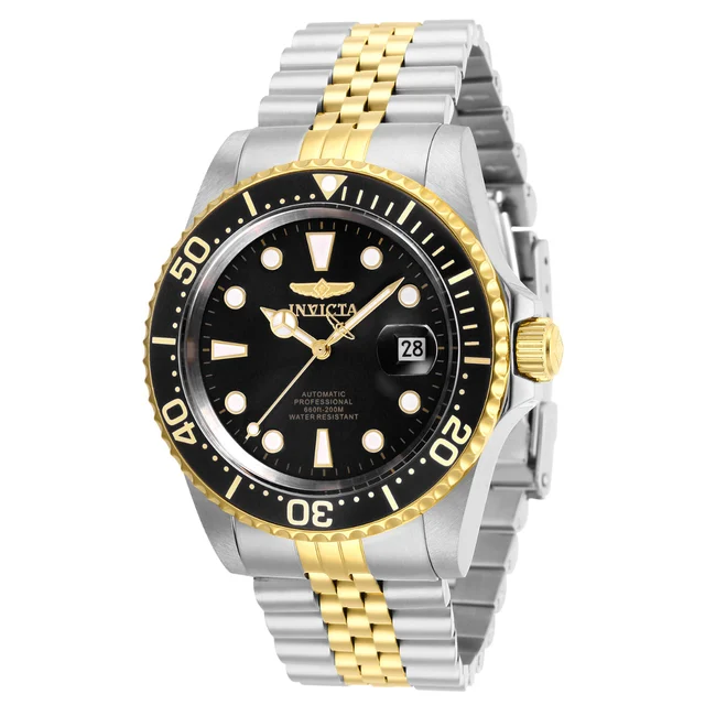 Invicta Pro Diver Navigator Automatic Watch - 42mm. Steel, Gold (30094) kol saati