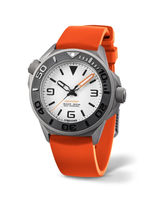 UNDONE AquaLume Orange Rubber Automatic aqualume-orange-rubber-automatic-1 kol saati