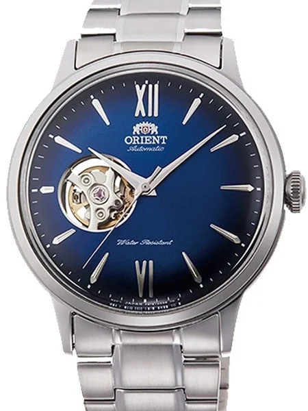 Orient Helios Open-Heart Automatic Dress Watch with Bracelet #RA-AG0028L10A kol saati