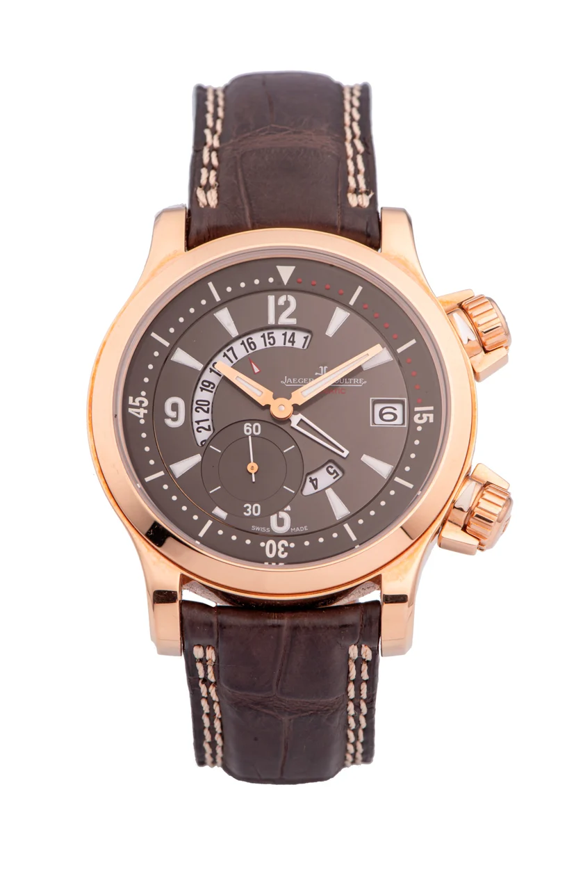 Jaeger-Lecoultre JAEGER-LECOULTRE, REF. 146.2.02, MASTER COMPRESSOR DUALMATIC, PINK GOLD kol saati