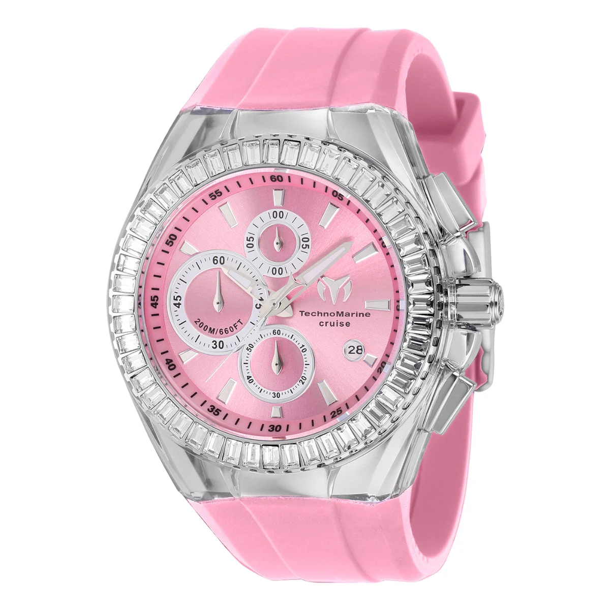 Technomarine Cruise Original Watch - 45mm, Pink (TM-121151) 45 mm kol saati
