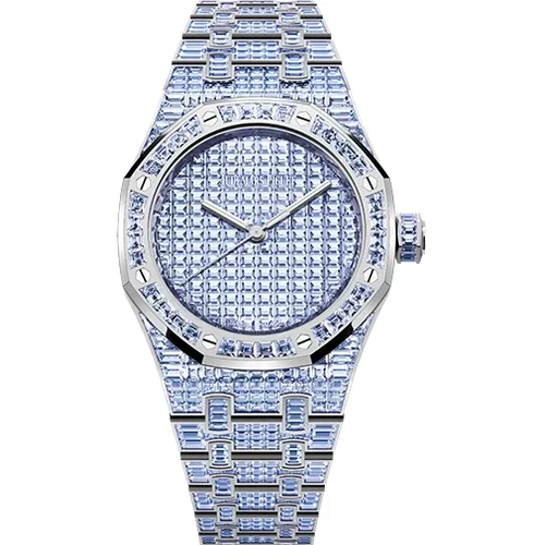 Audemars Piguet Selfwinding Tanzanite "50th Anniversary" 15554BC.TF.1274BC.01 37 mm kol saati