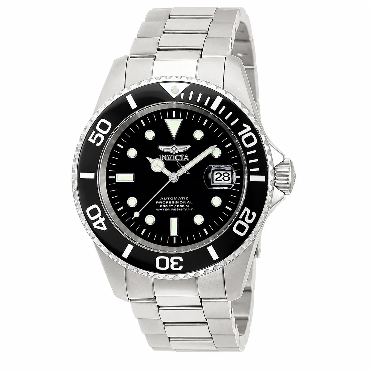 Invicta Pro Diver Inerza Automatic Watch - 45mm, Titanium (0420) 45 mm kol saati