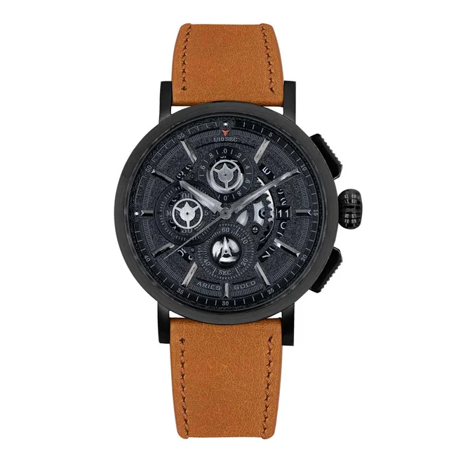 Aries Gold Aries Gold G 7018 BK-BK kol saati