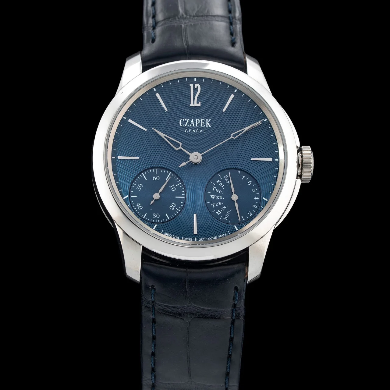 CZAPEK Quai Des Bergues Aqua Blue S NAP210009N5485 kol saati