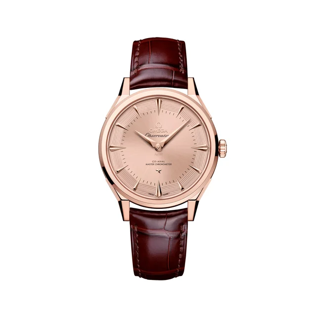 OMEGA Constellation Observatory Sedna™ gold 39.4mm - Pink Gold on Leather Strap O140533921