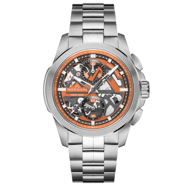 Norqain Independence Skeleton Chrono 42mm N3200.40S01.O01.S01 kol saati
