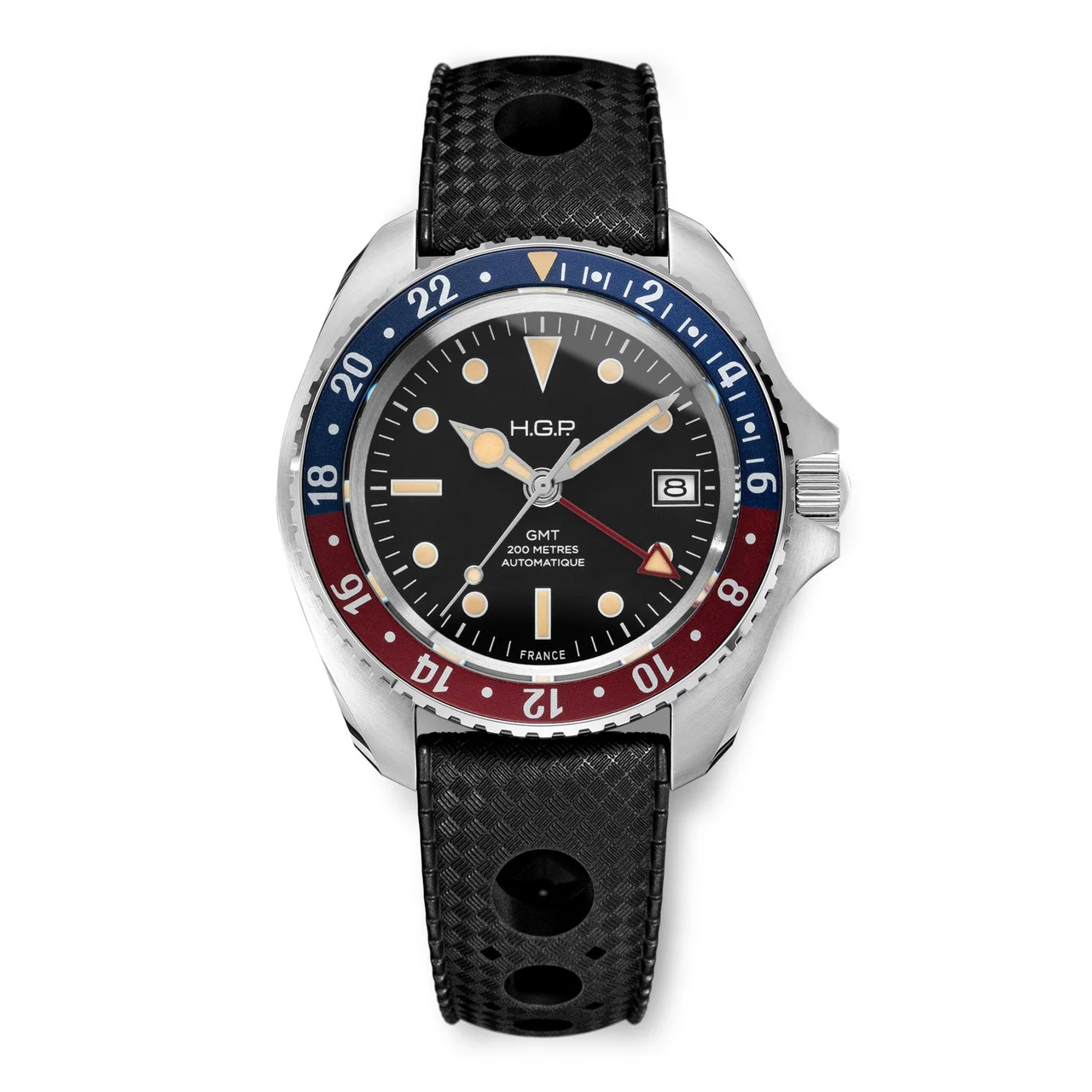 HGP - Watches HGP-23-D2G-003-048-RB2-BLK 47 mm kol saati
