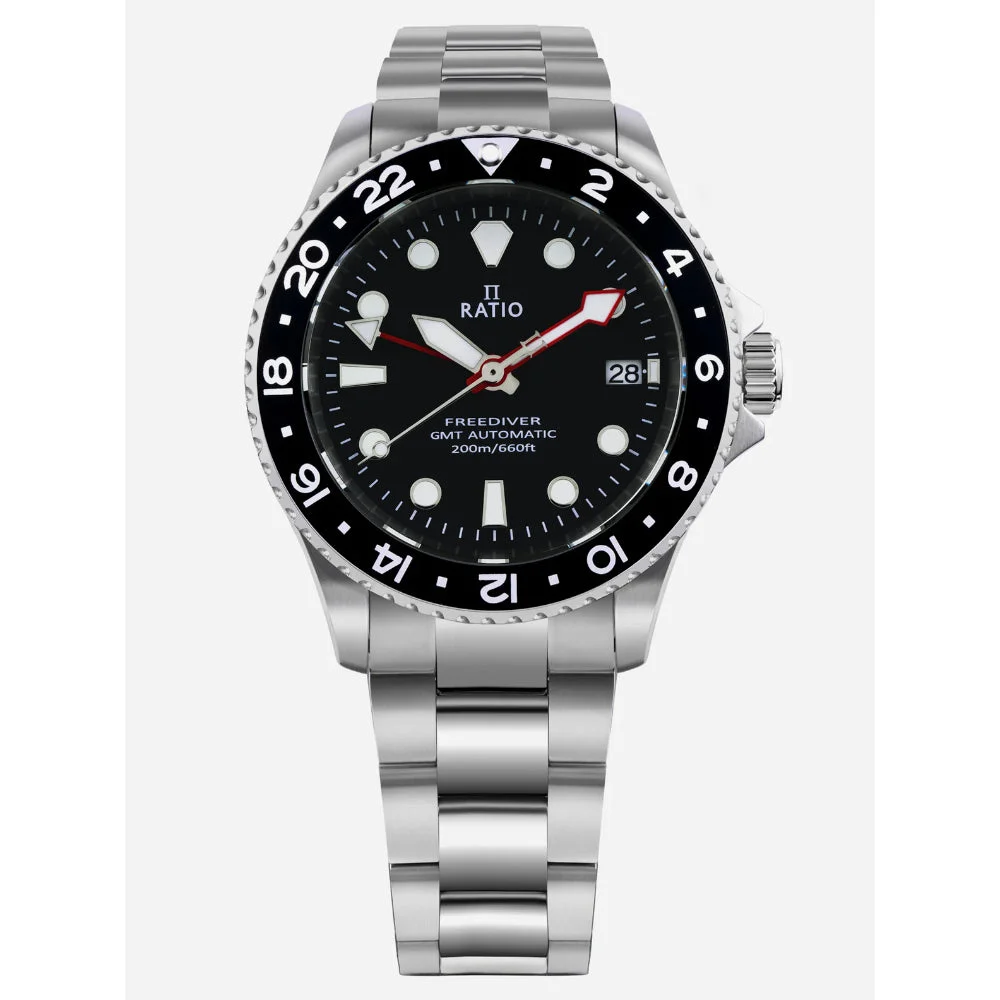 Ratio FreeDiver GMT RTF051 40 mm kol saati