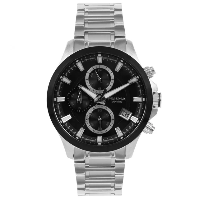 Prisma Tribon P.1330 Black Chronograph kol saati