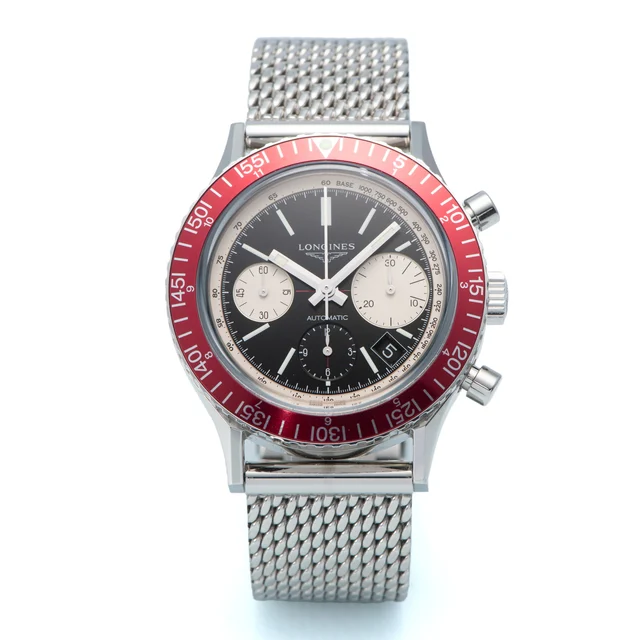Longines Ref. L2.808.4, large self-winding diver’s chronograph, minute and hour counters,