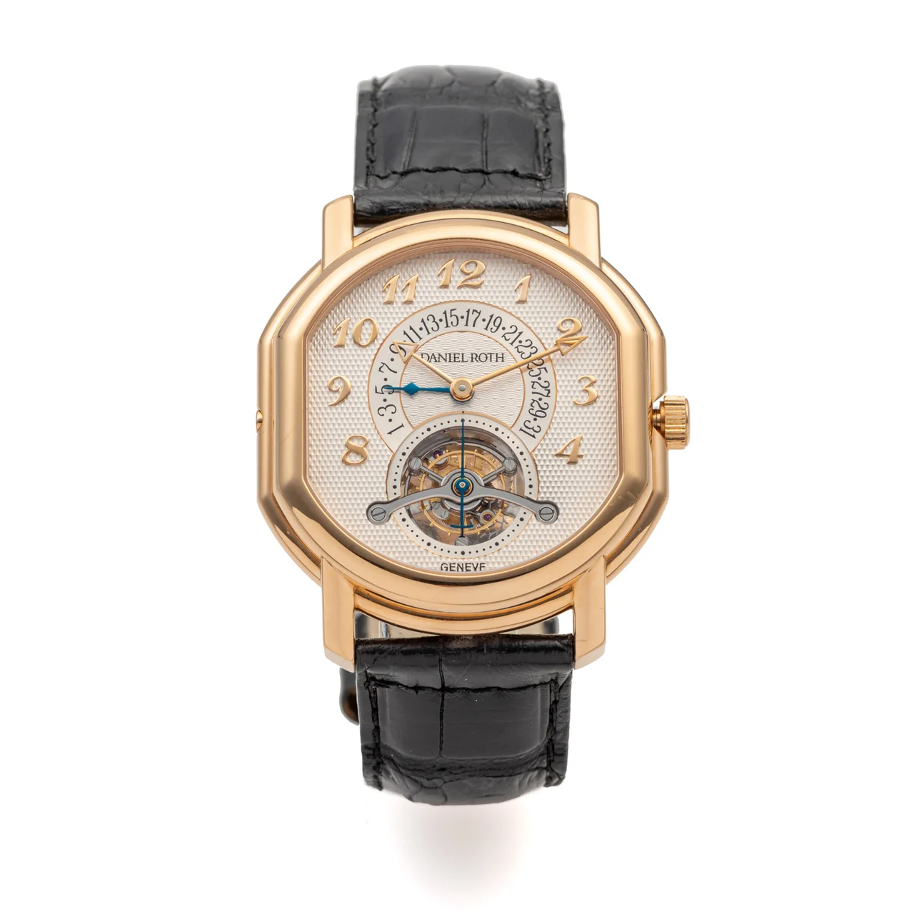 Daniel Roth DANIEL ROTH, REF. 196.X.40, TOURBILLON, RETROGRADE DATE kol saati