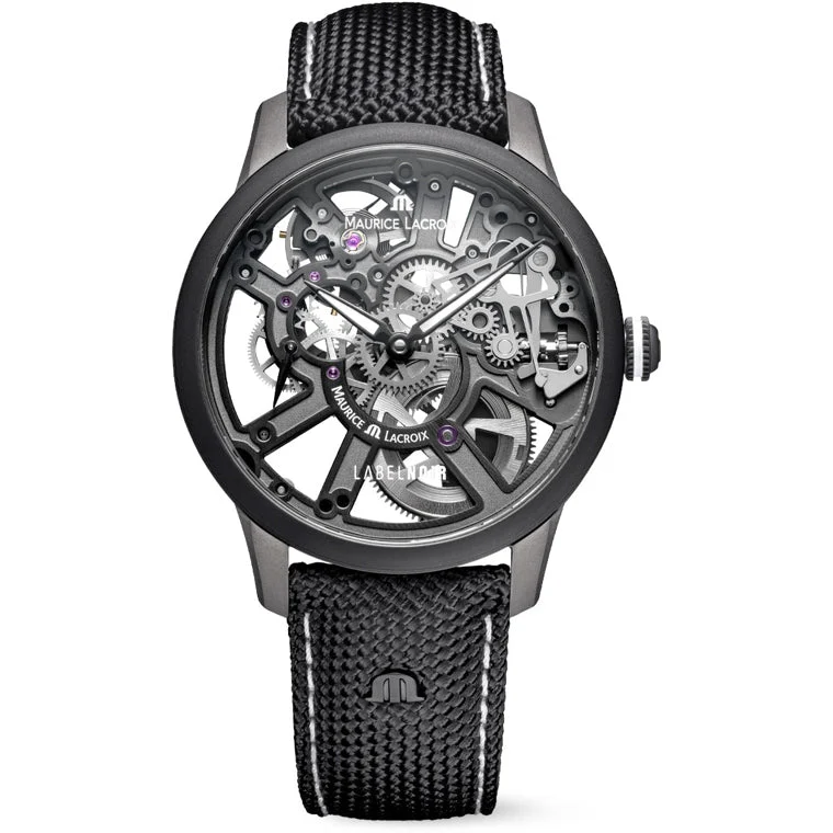 Maurice Lacroix Masterpiece Skeleton Label Noir 43mm Limited Edition MP7228-DLB04-090-2 43 mm kol saati