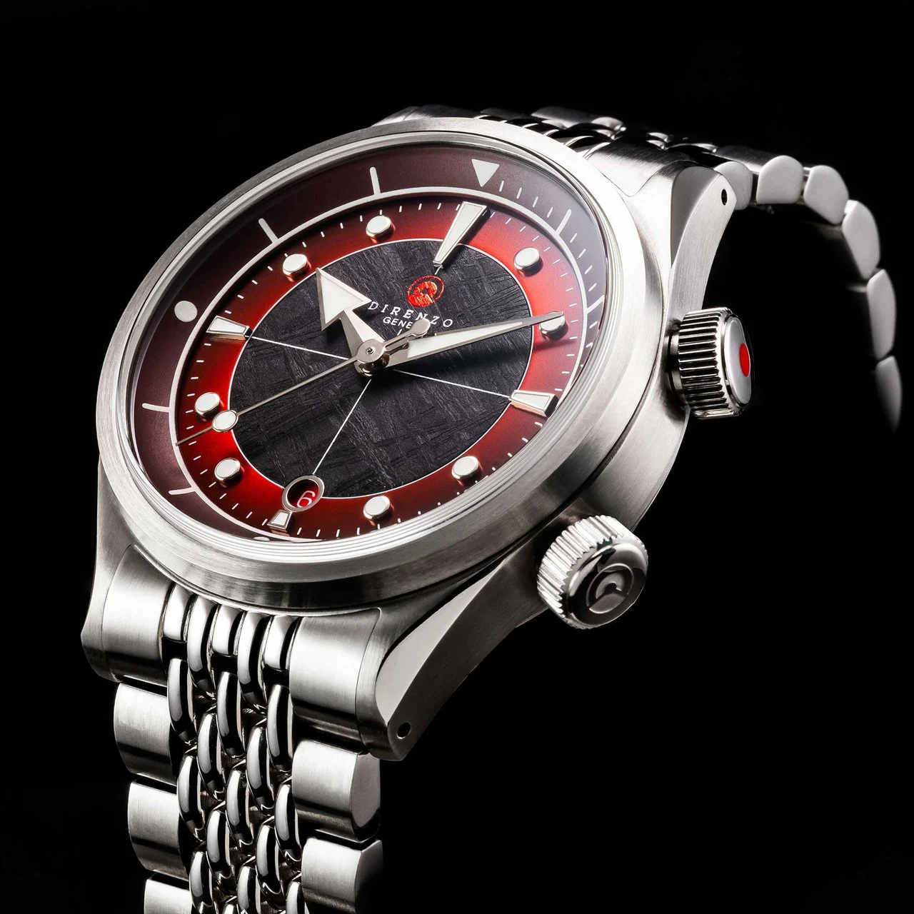 Direnzo DRZ 05 Solaris LE Meteorite Red 39 mm kol saati