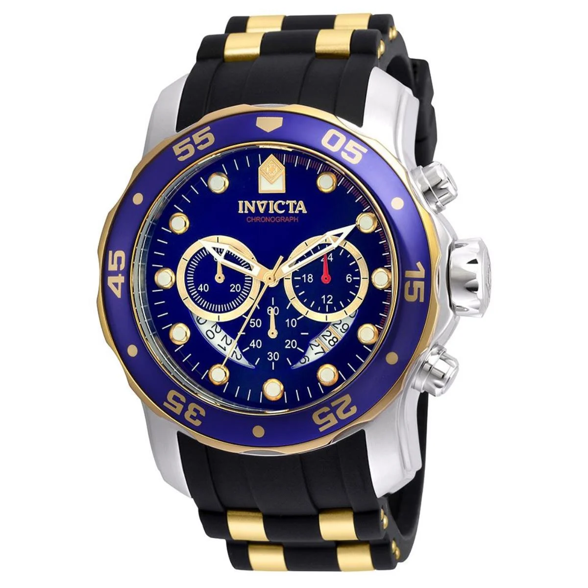 Invicta Pro Diver SCUBA Watch - 48mm. Steel. Black (22971) 48 mm kol saati