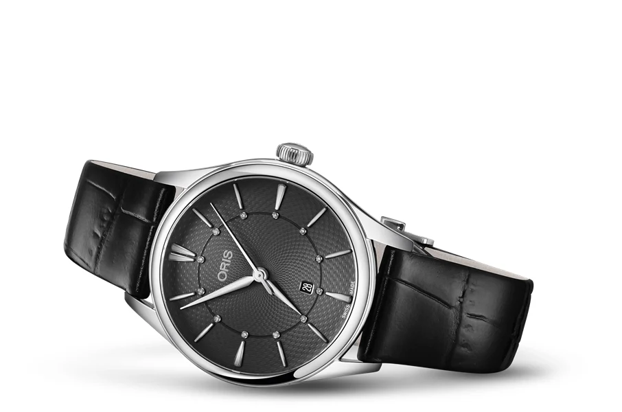 Oris Artelier Date Diamonds 01 561 7724 4053-07 5 17 64FC 33 mm kol saati