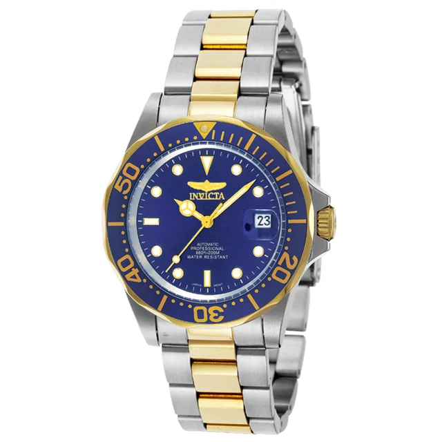Invicta Pro Diver Calyra Automatic Watch - 40mm, Steel, Gold (8928) kol saati