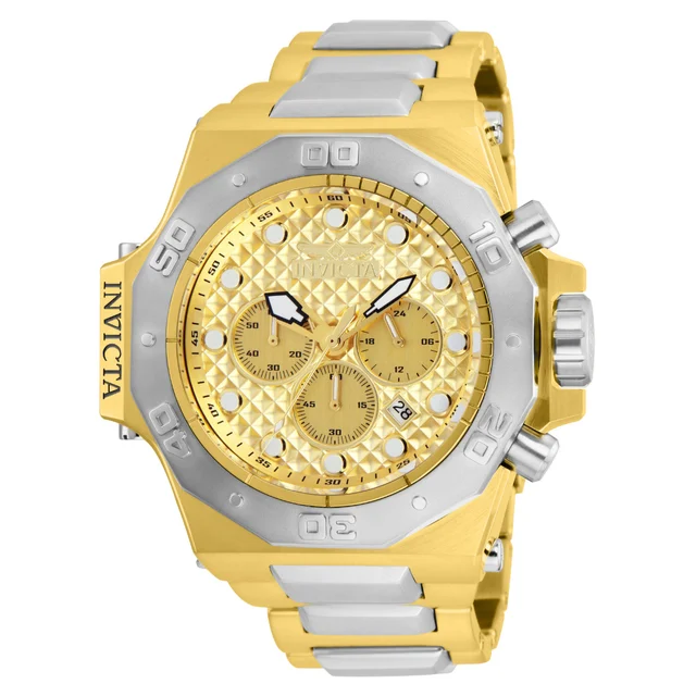 Invicta Akula Watch - 58mm, Gold, Steel (23102S) kol saati