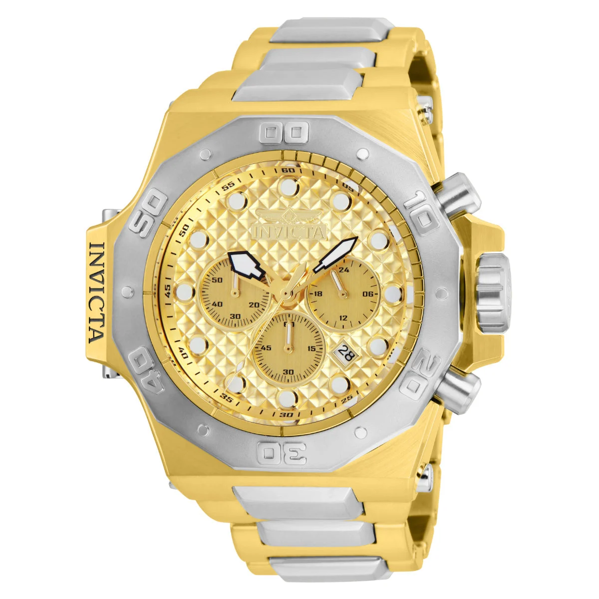 Invicta Akula Watch - 58mm, Gold, Steel (23102S) kol saati