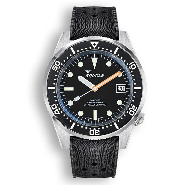 Squale COSC Chronometer 500 meter Dive Watch #1521COSCL.HT kol saati