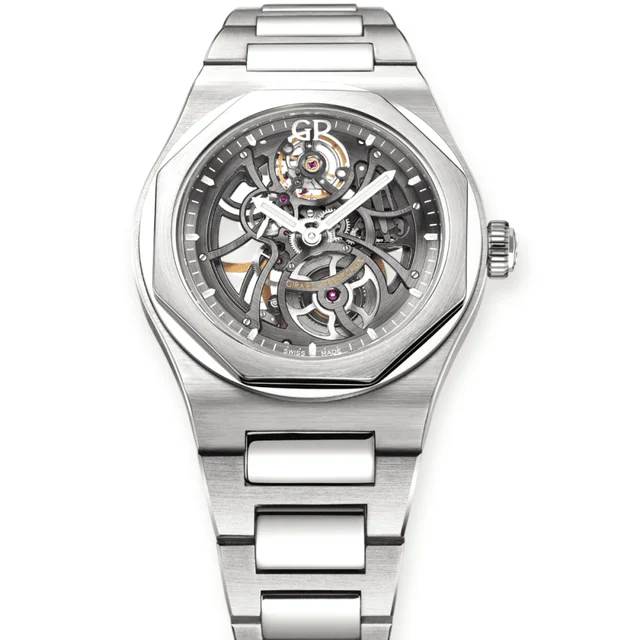 Girard-Perregaux Girard Perregaux Laureato Skeleton Stainless Steel Pre-Owned Girard Perre