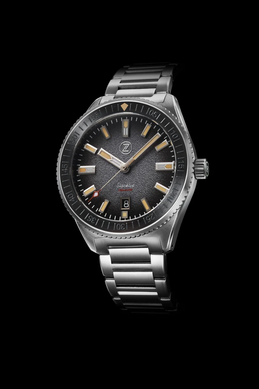 Zelos Blacktip 200m Diver Vintage Black 20 mm kol saati