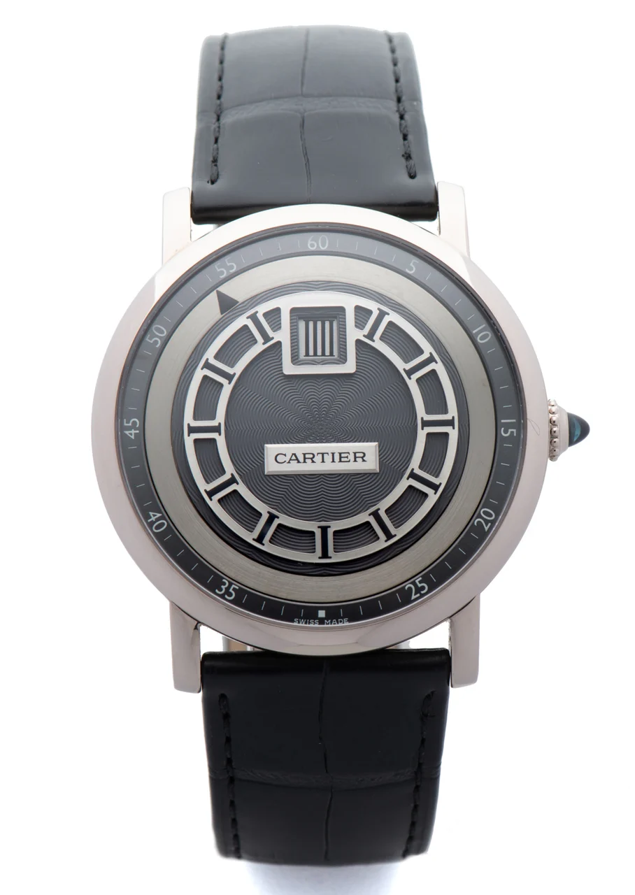 Cartier CARTIER, REF. 2953J, ROTONDE JUMPING HOURS, WHITE GOLD kol saati