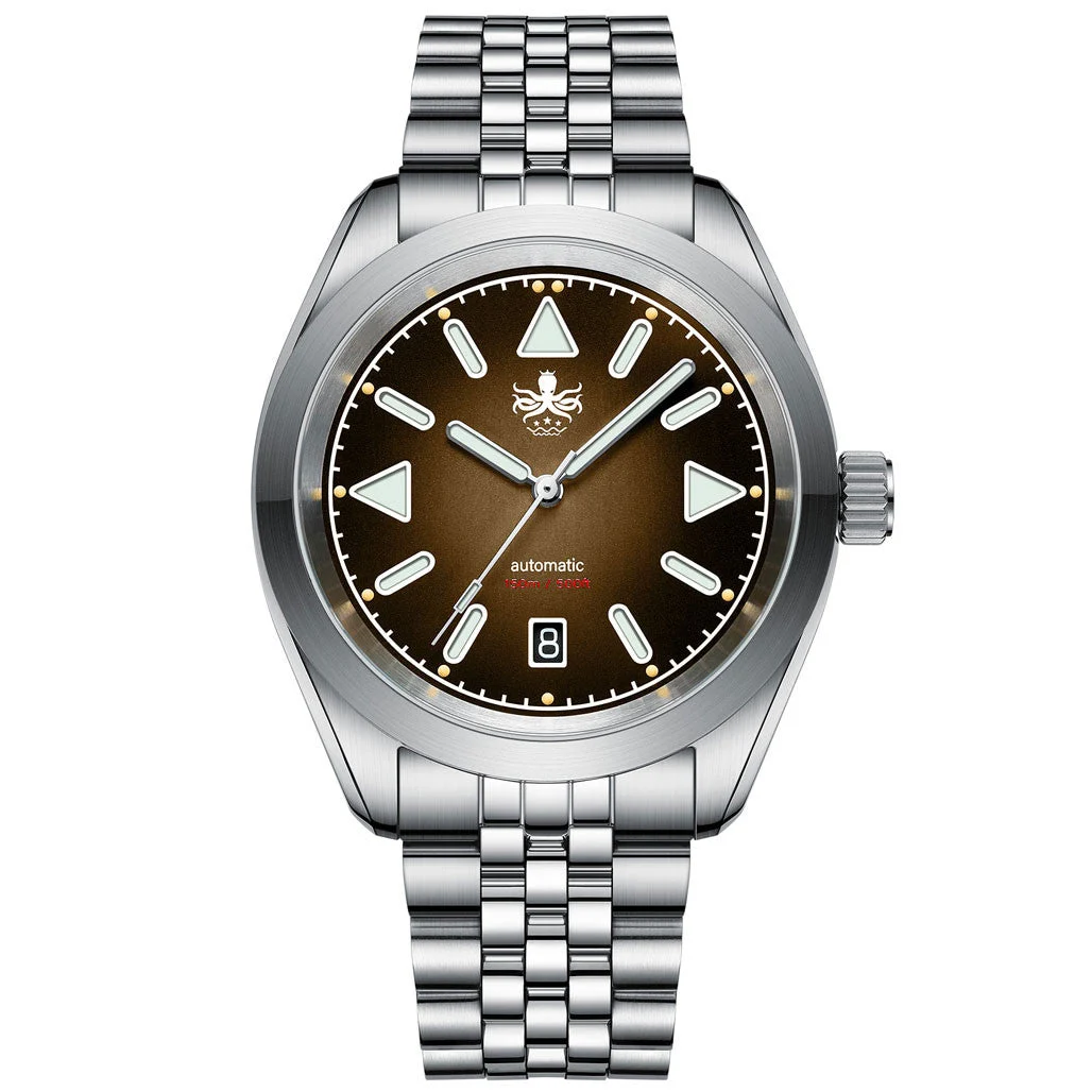 Phoibos Nebula Hi-Beat Automatic Watch with Sandwich Dial, AR Sapphire Crystal #PY030E 40 mm kol saati