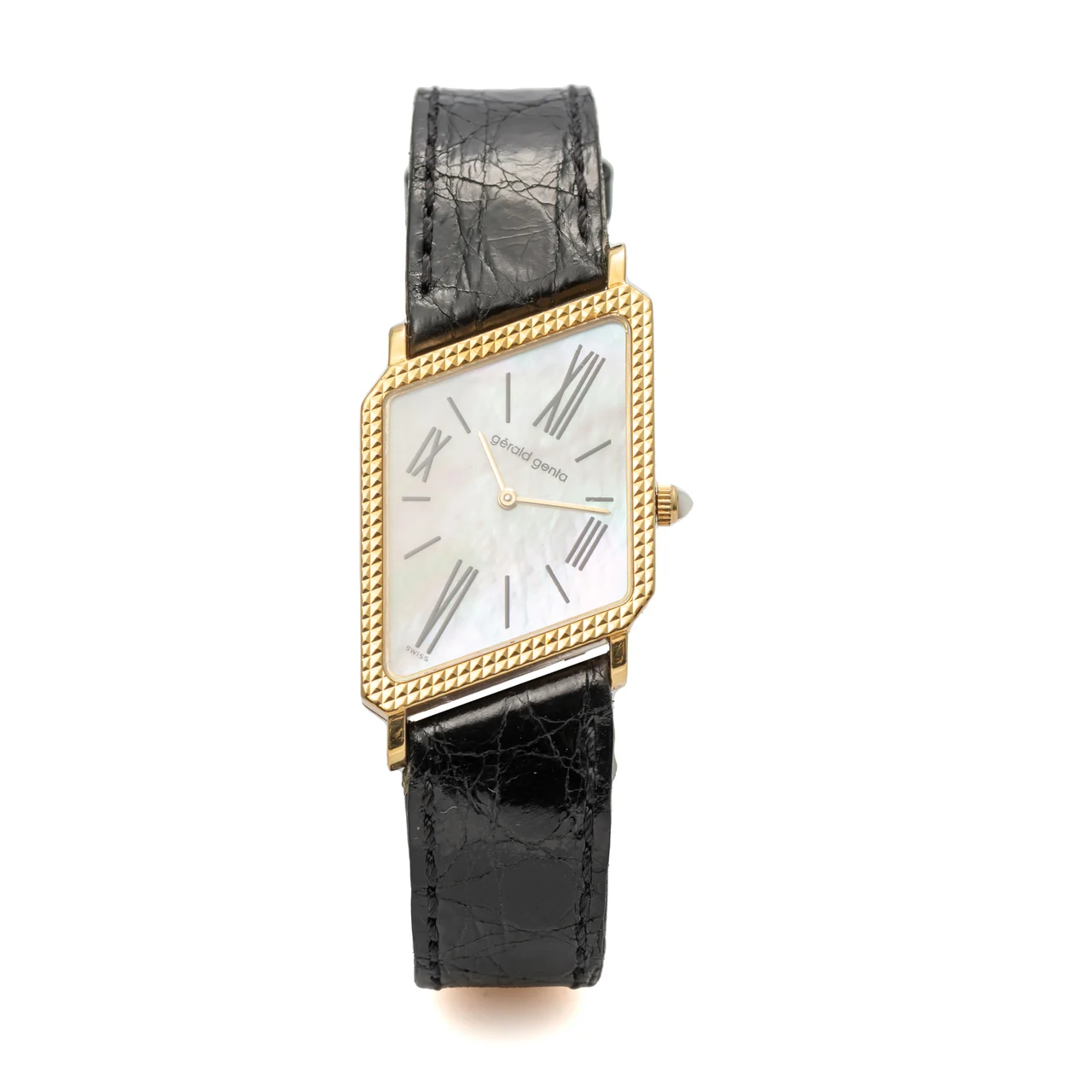 Gerald Genta GERALD GENTA, REF. G3210.7, MOTHER-OF-PEARL DIAL, YELLOW GOLD kol saati