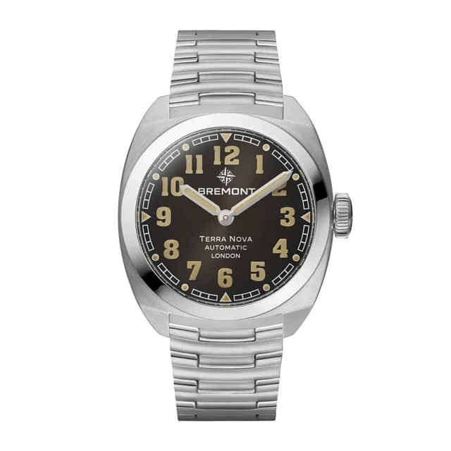 Bremont Terra Nova TN38-ND-SS-BK-B kol saati