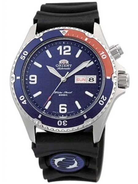Orient Blue Mako Automatic Dive Watch with Pepsi Bezel #CEM65003DW kol saati