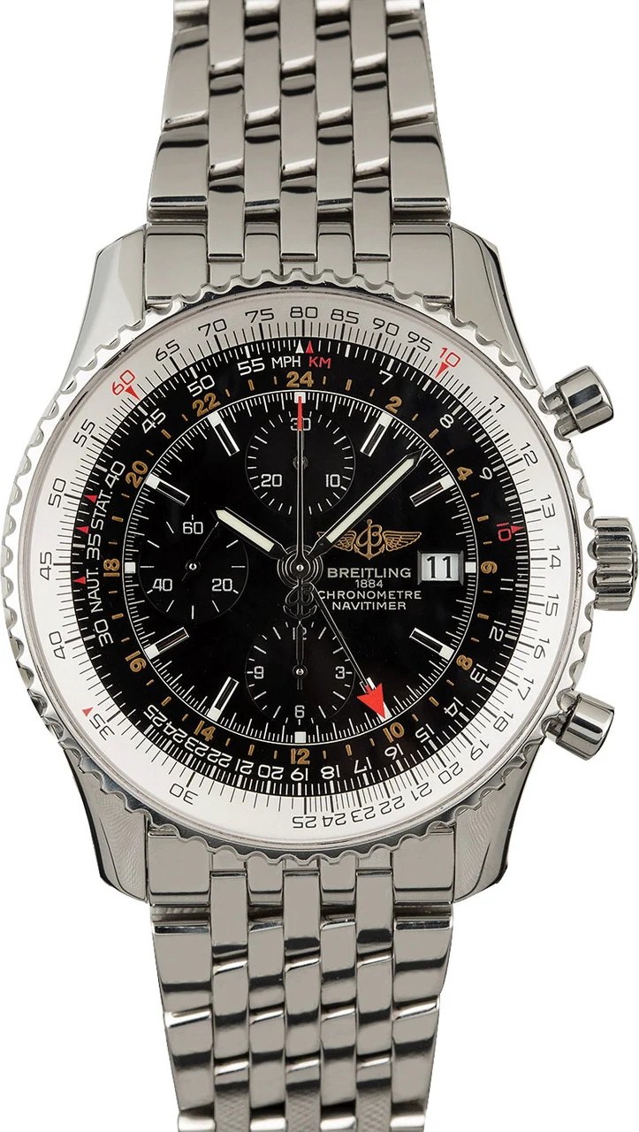 Breitling Navitimer World Chronograph A2432212 46 mm kol saati