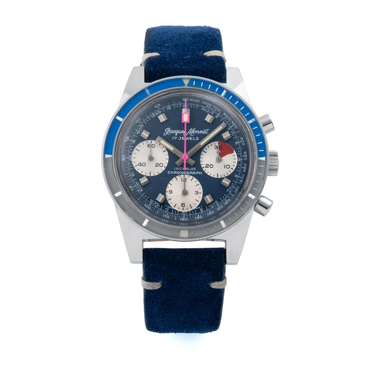 Jacques Monnat Yachting Chronograph, Steel 314 13 kol saati