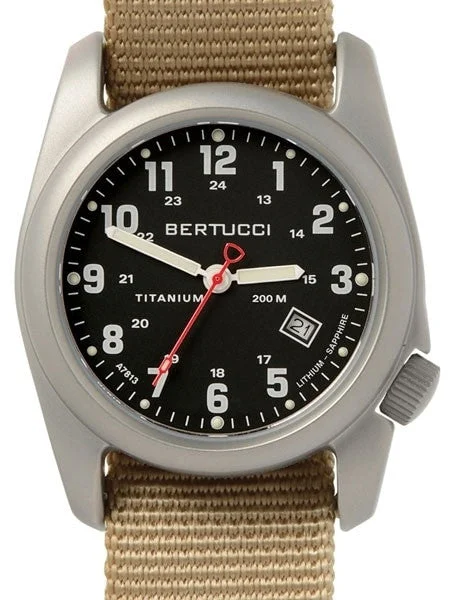 Bertucci Special Edition A-2T Classic Titanium Watch with 10-Year Lithium Battery #12724 k