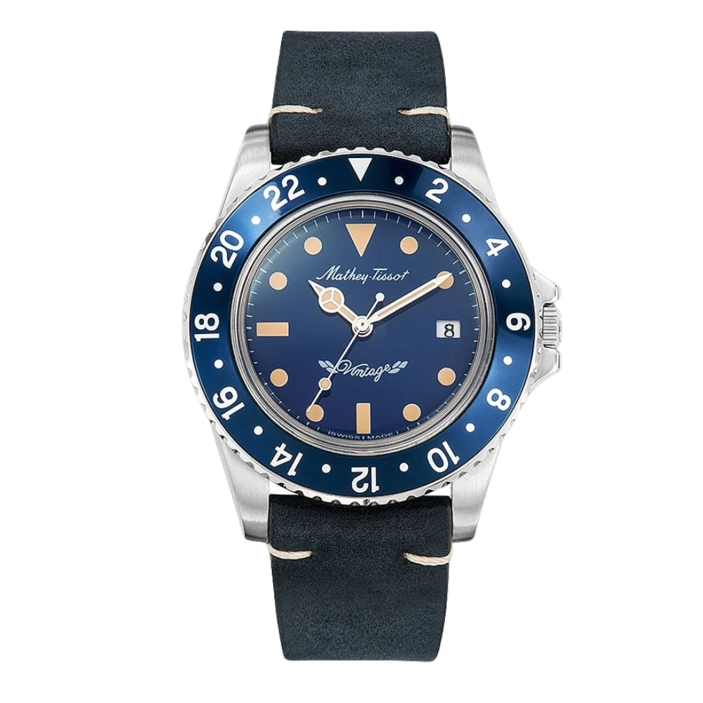 Mathey-Tissot Mathy Vintage H900ALBU 40 mm kol saati