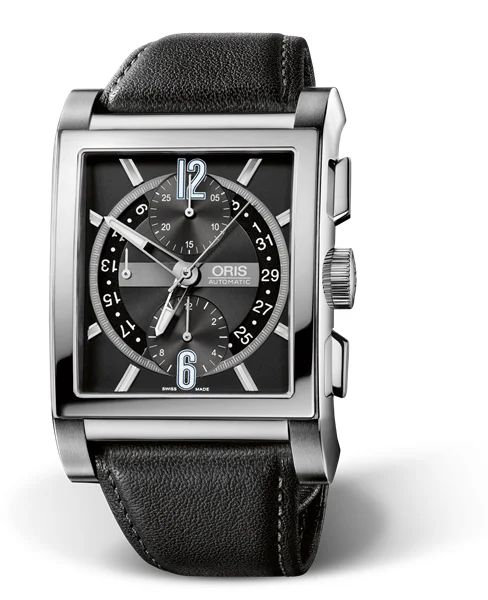 Oris Rectangular Titan Chronograph 01 674 7625 7064-07 5 27 71FC kol saati