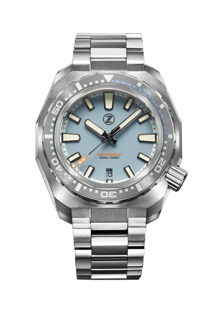 Zelos Hammerhead V3 300m Ti 'Chalk Blue' kol saati