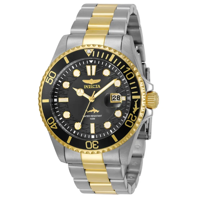 Invicta Pro Diver Currentwave Watch - 43mm. Steel, Gold (30023) kol saati