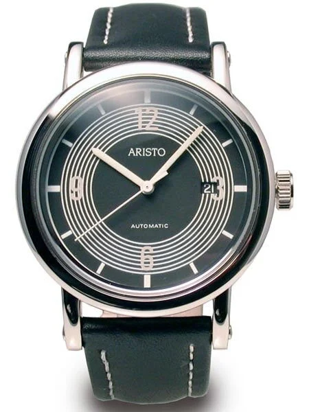 Aristo Retro Mercedes Dashboard Clock Design Swiss ETA Automatic Watch 4H190SL kol saati