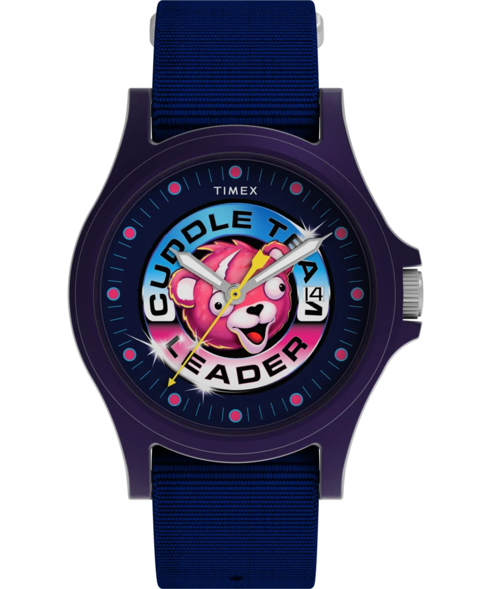 Timex Fortnite Acadia 40mm Fabric Strap Watch TW2Y46200 40 mm kol saati