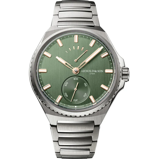 Arnold & Son Longitude Titanium Fern Green 1LTAT.F01A.N001U kol saati