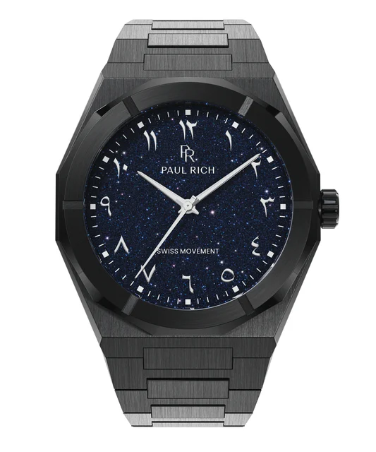 Paul Rich Star Dust II PR88IIArabic - Black kol saati