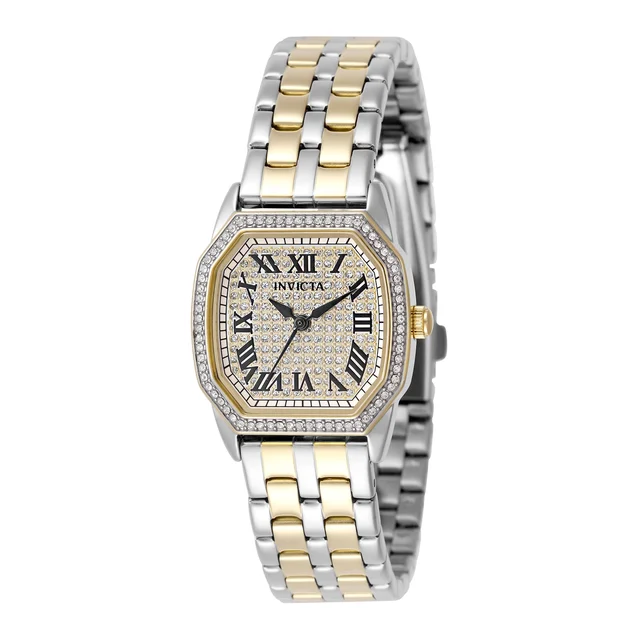Invicta Wildflower Paviette Watch - 27mm. Gold. Steel (50080) kol saati