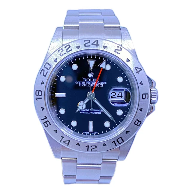 Rolex Explorer II 40mm Black Dial Oyster Bracelet 16570 210000017001 kol saati