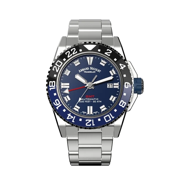 Armand Nicolet Armand Nicolet JS9 A486AGU-BU-MA4480AA kol saati