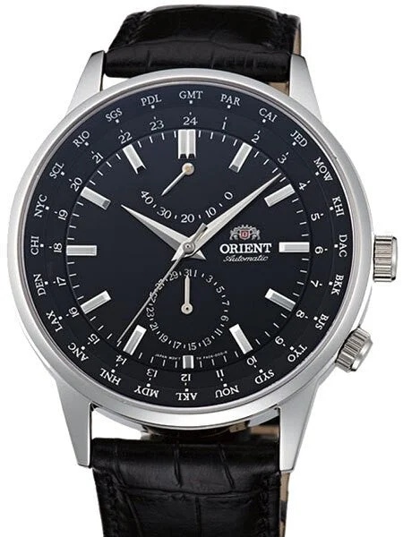 Orient Adventurer Automatic Watch with Power Reserve Meter and Sapphire Crystal #FA06002B 43.5 mm kol saati